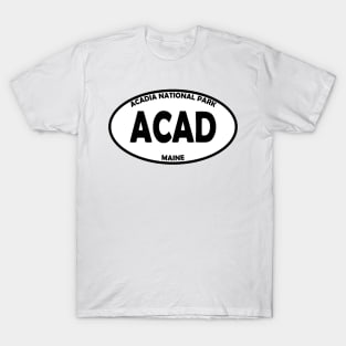 Acadia National Park oval T-Shirt